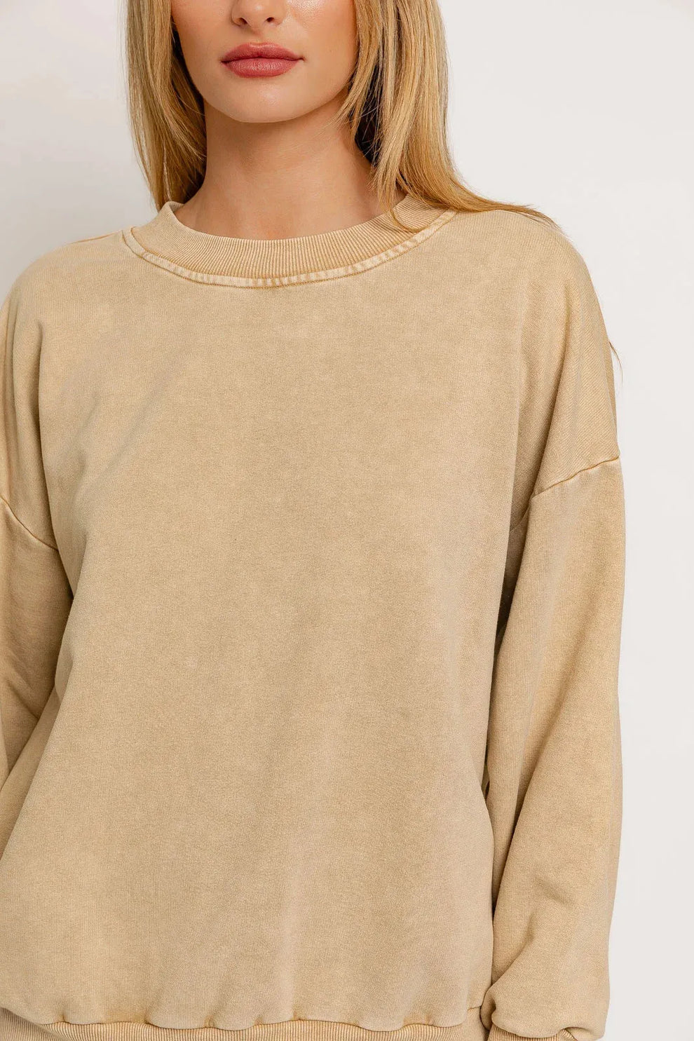 Washed Oversized Pullover