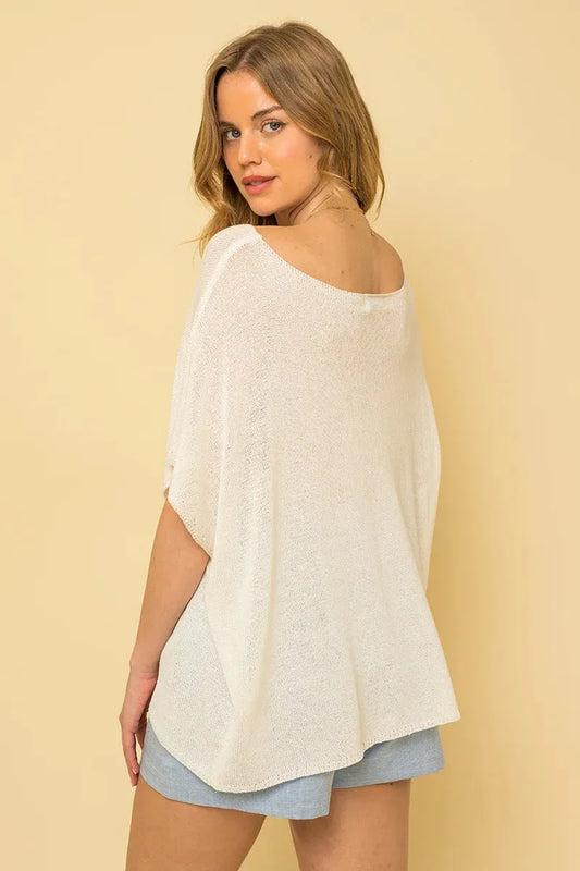 Boxy Summer Print Short Sleeve