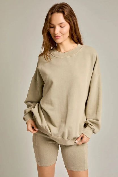Washed Oversized Pullover