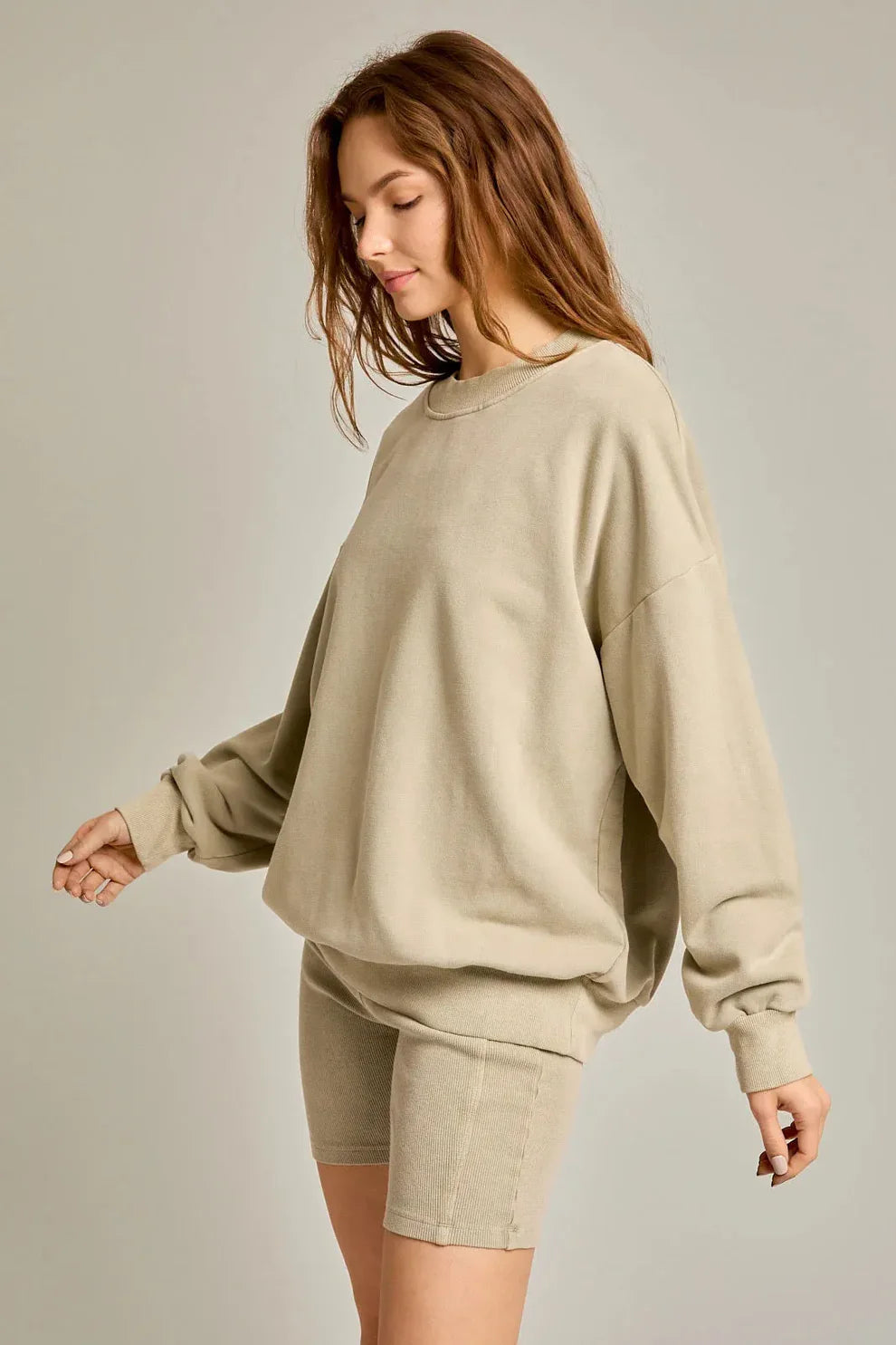 Washed Oversized Pullover