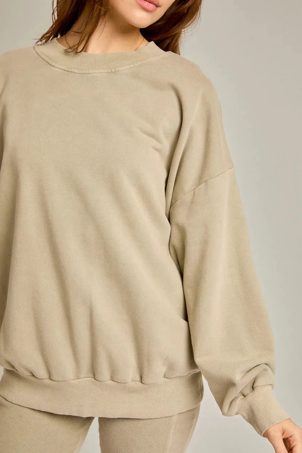 Washed Oversized Pullover