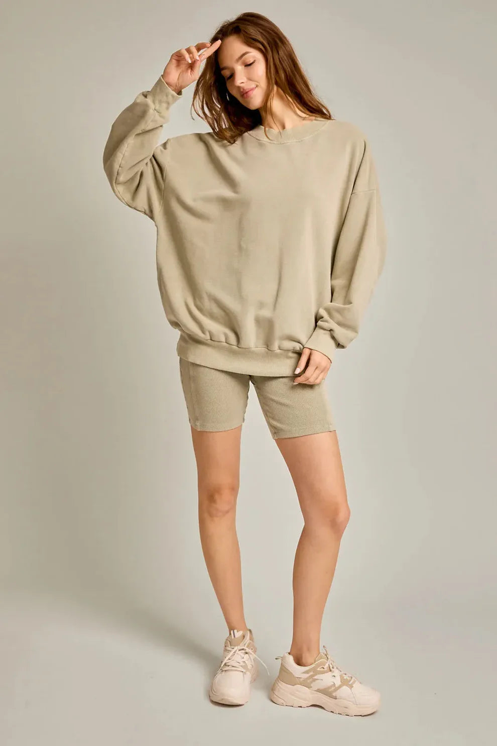 Washed Oversized Pullover